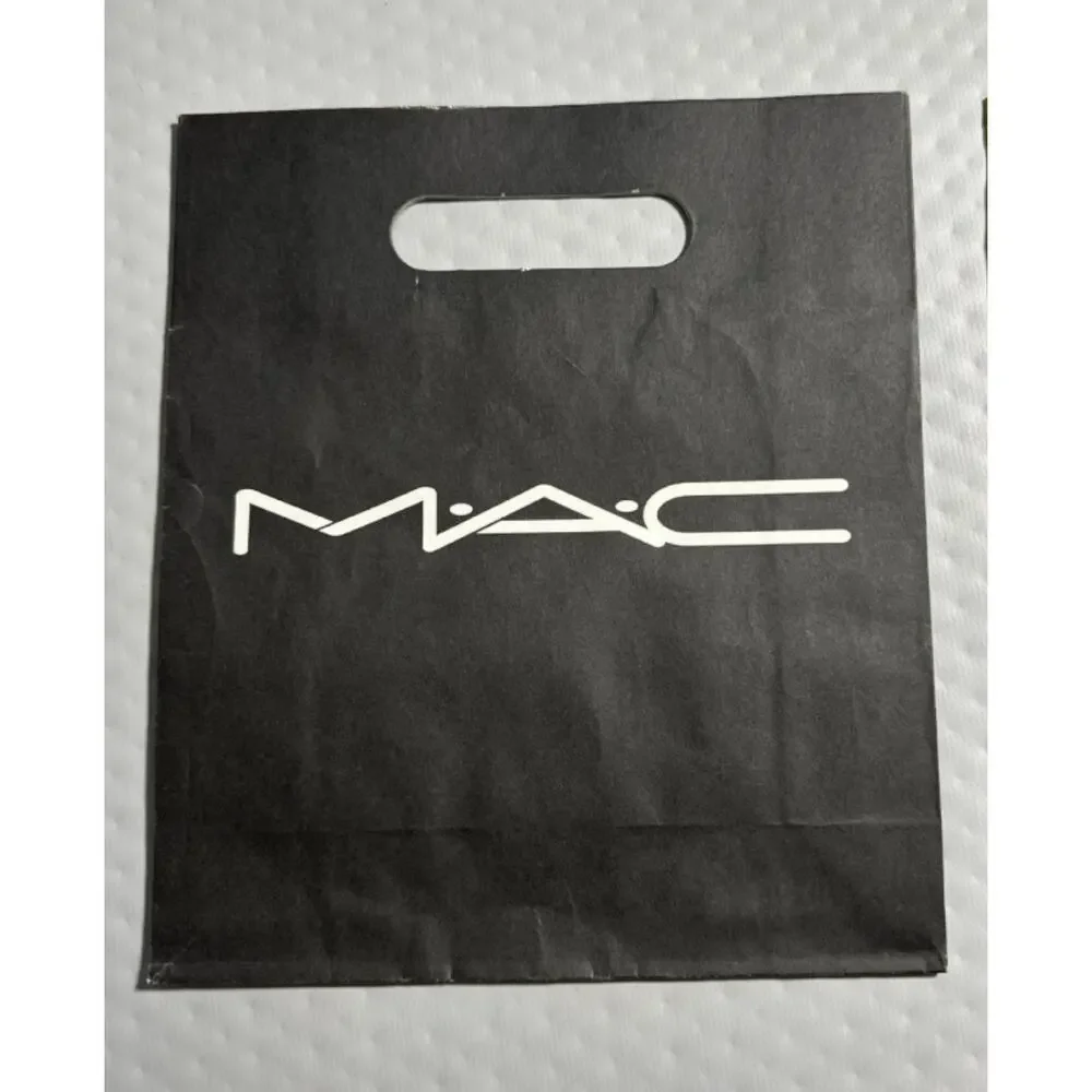 M·A·C Cosmetics Black‎ & White Logo Small Paper Shopping Bag 9x8